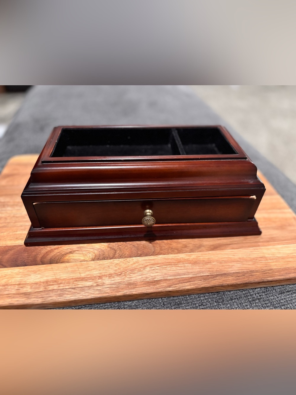 Vintage Bombay Company Wood Jewelry Box / Trinket Organizer